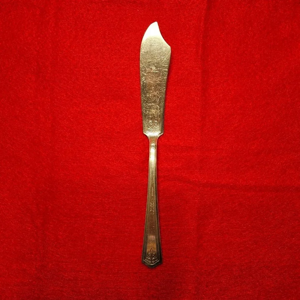 1881 Rogers A1 Silver-Plate Silverware - Butter Knife